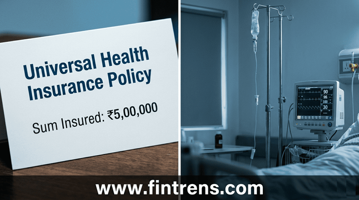 Your Company's ₹5 Lakh Health Cover Will Not Save You. Here Is the Math Nobody Shows You.