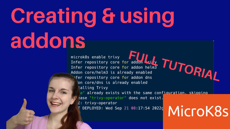 Writing a microk8s addon on Mac