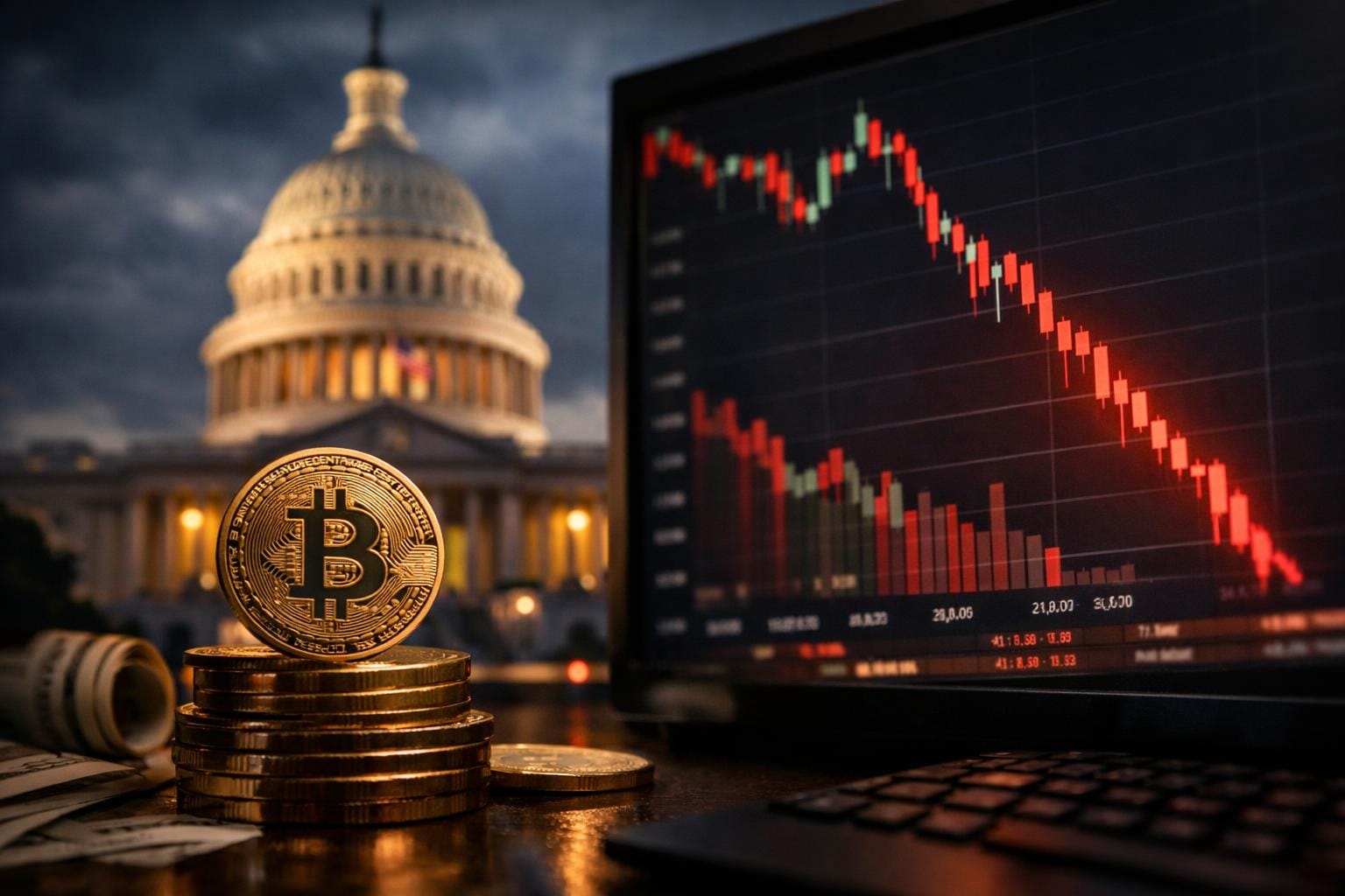 Bitcoin Slides Below $80K as Senate Votes on Landmark Crypto Bill