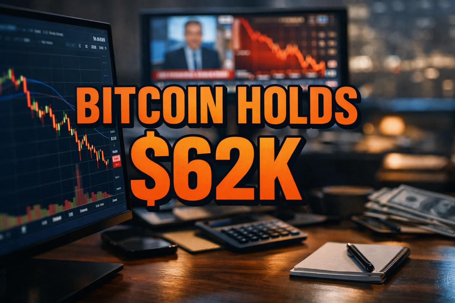 Bitcoin Clings to $62,000 as ETF Outflows and Macro Fears Mount