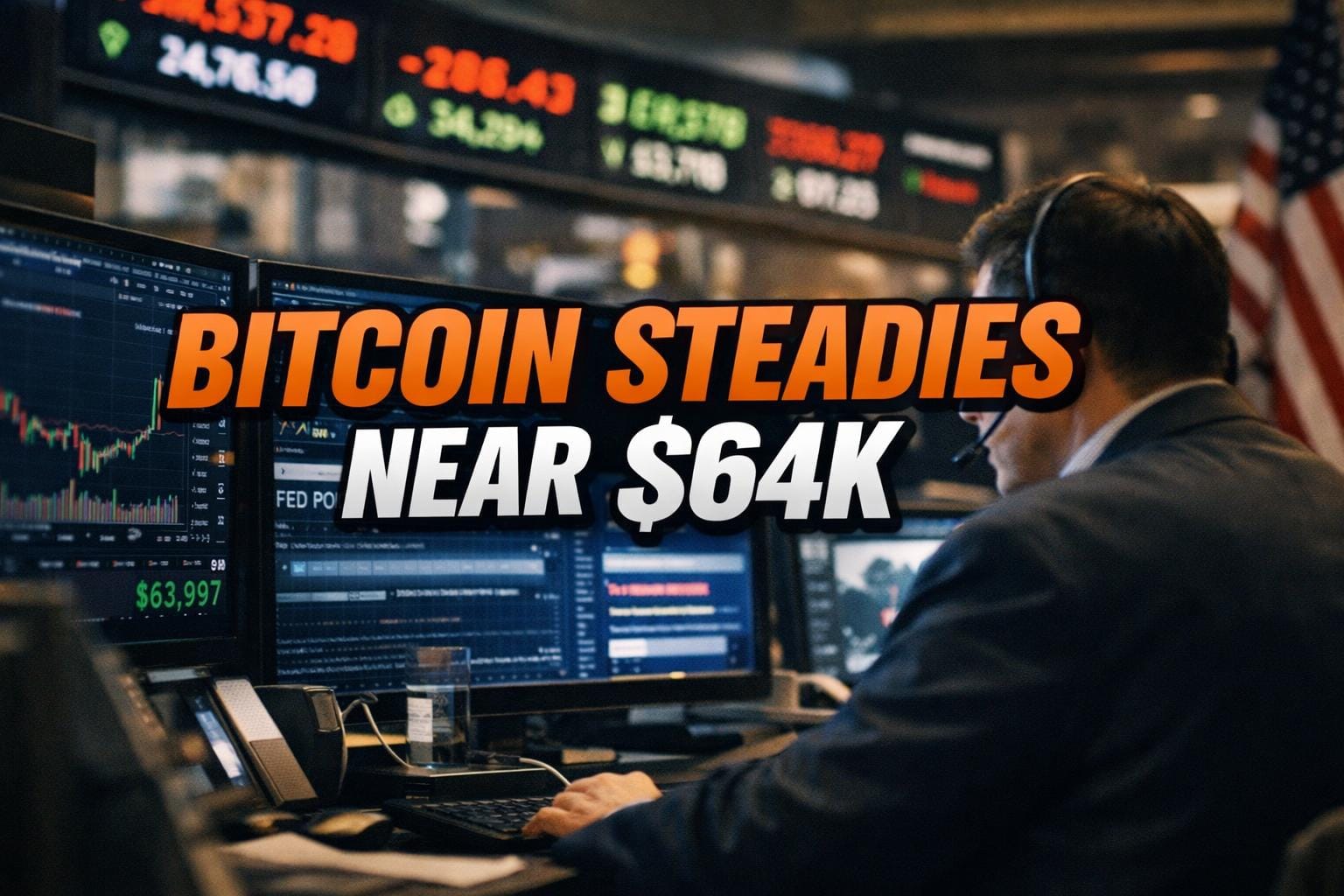 Bitcoin Steadies Near $64,000 as Fed, Senate Crypto Bills Reshape Markets
