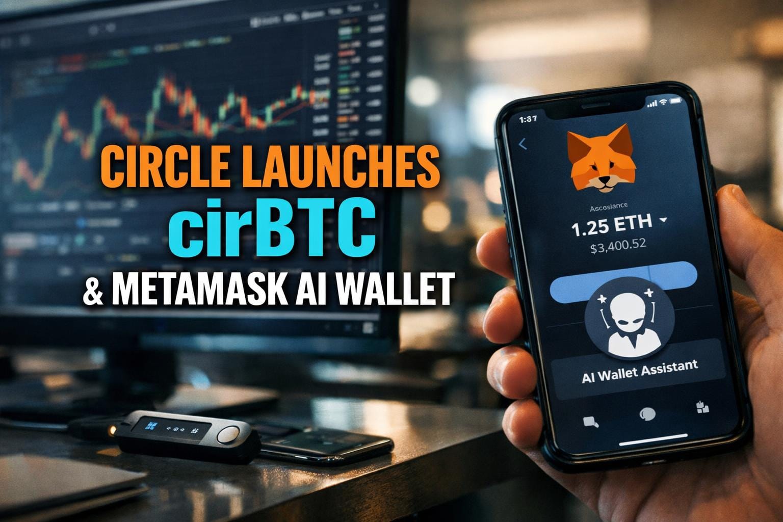 Circle Launches cirBTC as Strategy Buys Bitcoin and MetaMask Adds AI Wallet
