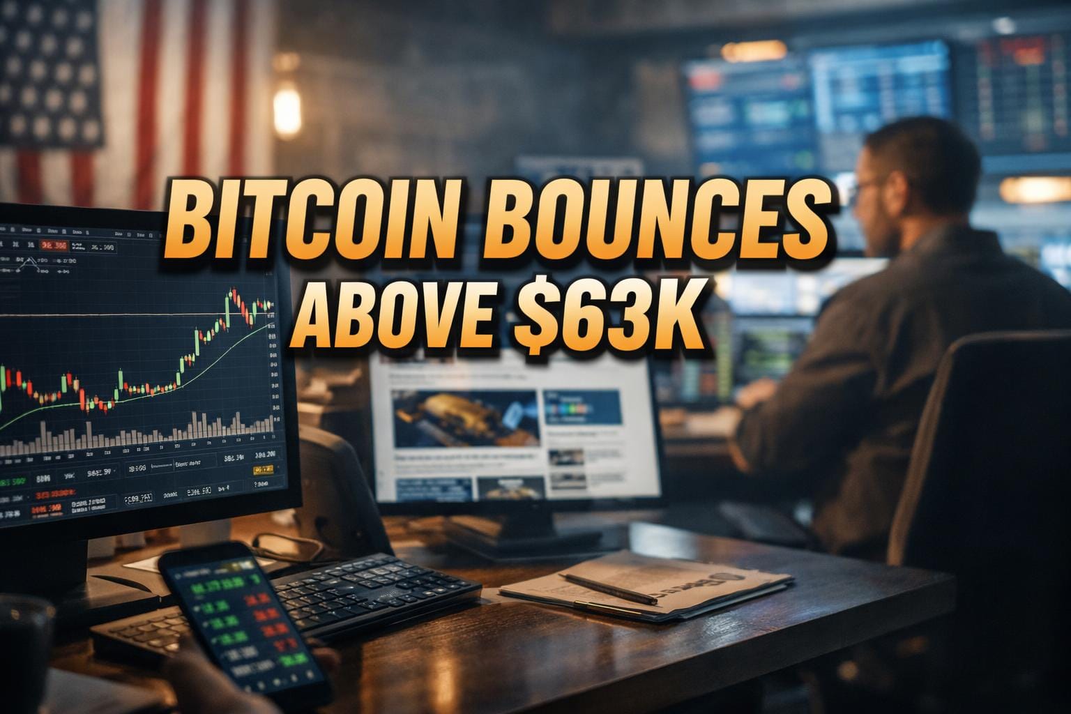 Bitcoin Bounces Above 63K as Three Major Stories Shape Crypto Markets