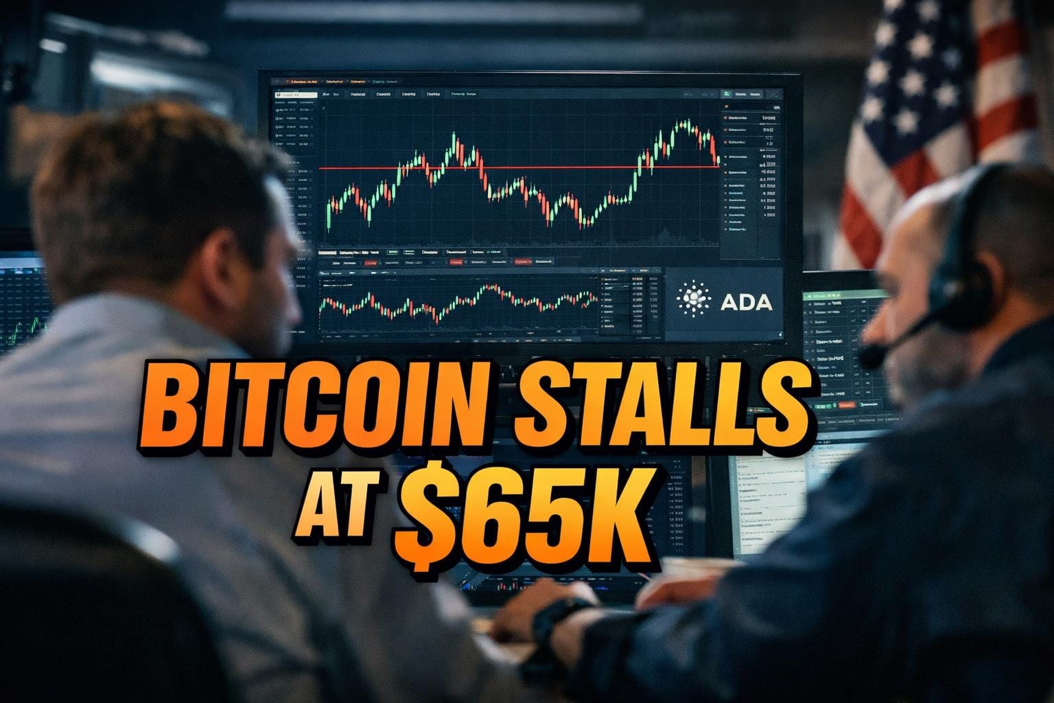 Bitcoin Stalls Near $65K as CLARITY Act Fate and Cardano Whales Draw Attention