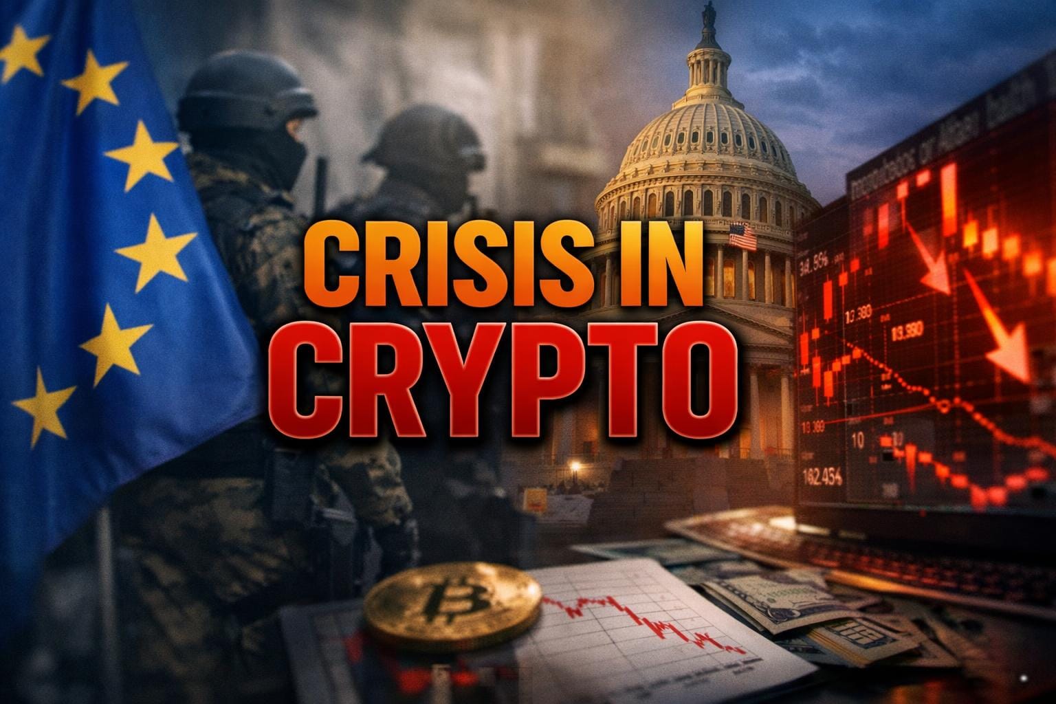 EU Sanctions Russia Crypto Network, Bitcoin ETFs Bleed and Senate Stalls Market Bill