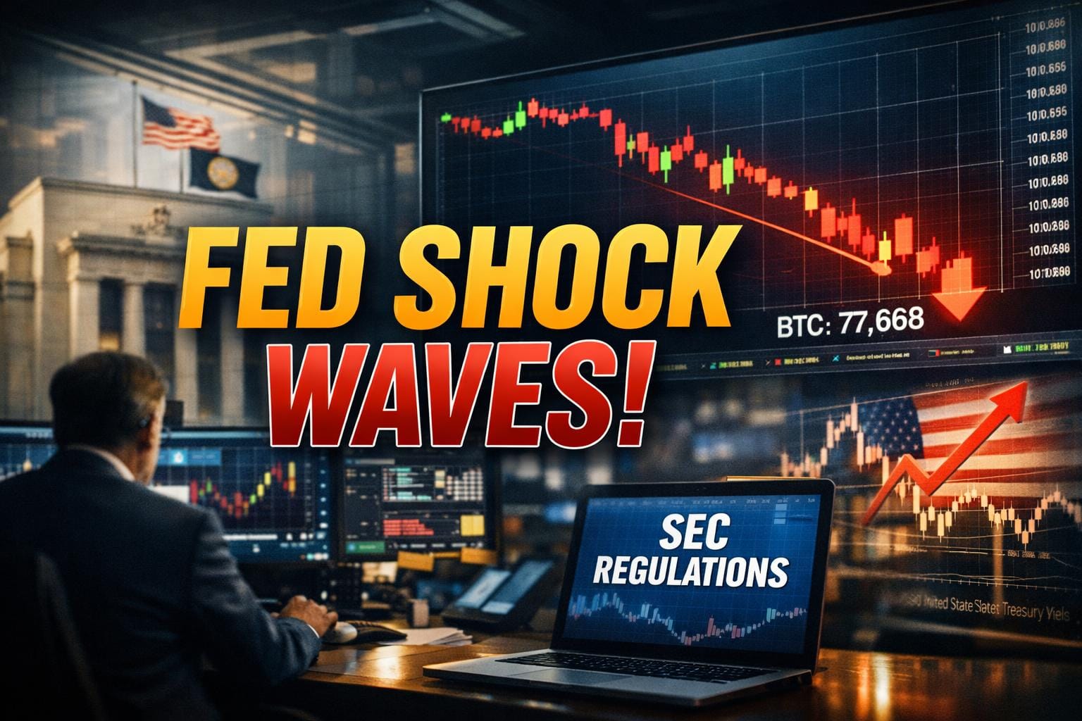 Fed Shock Hits Bitcoin ETFs as SEC Crypto Rules Draw Strategy Back