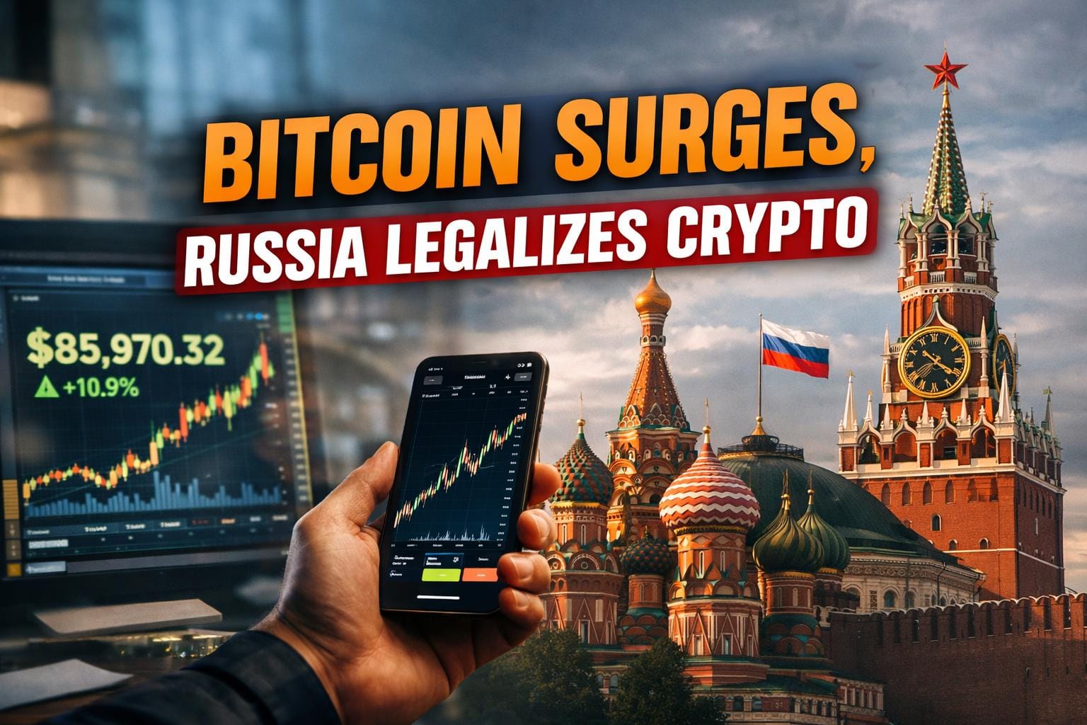 Bitcoin Nears Historic Streak, Strategy Buys More, Russia Legalizes Crypto