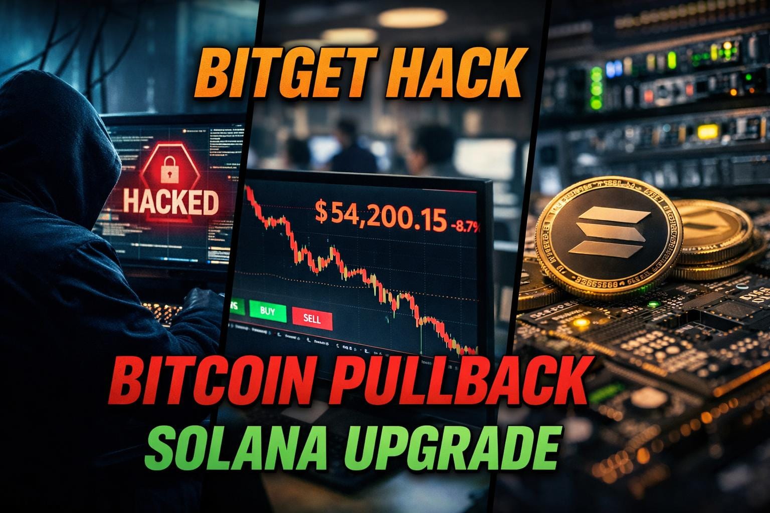 Bitget Hack, Bitcoin Pullback, and Solana Upgrade Reshape Crypto Week