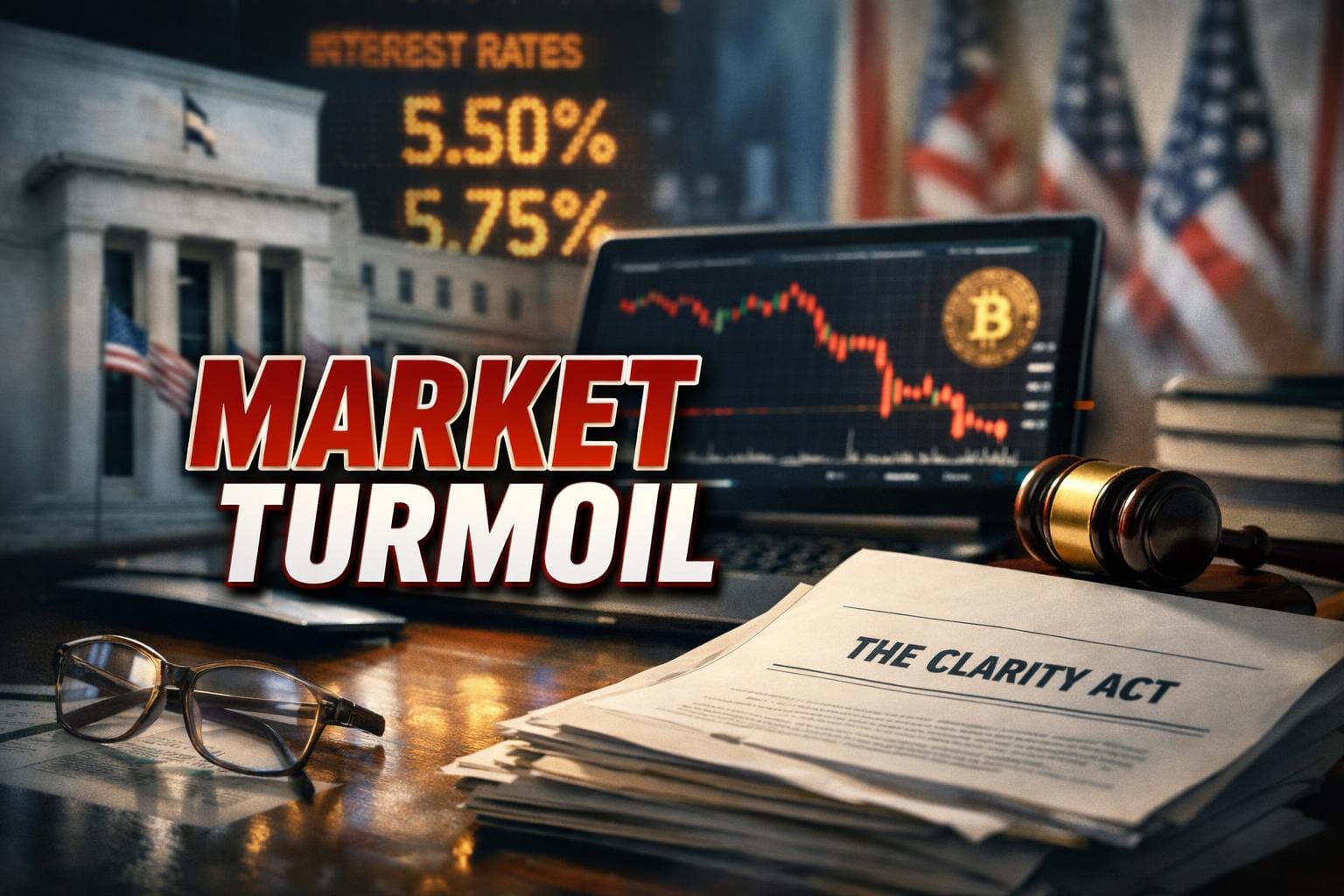 Fed Rate Fears, ETF Outflows, and the Clarity Act Cloud Bitcoin This Weekend