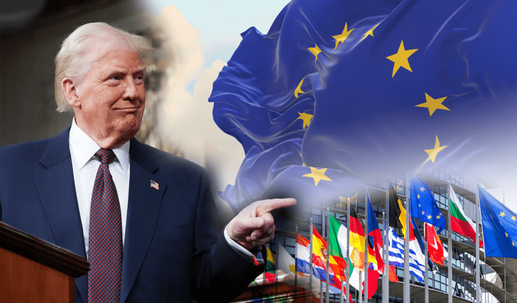 Crypto Markets Slide as Trump’s EU Tariff Threat Sparks Trade War Fears