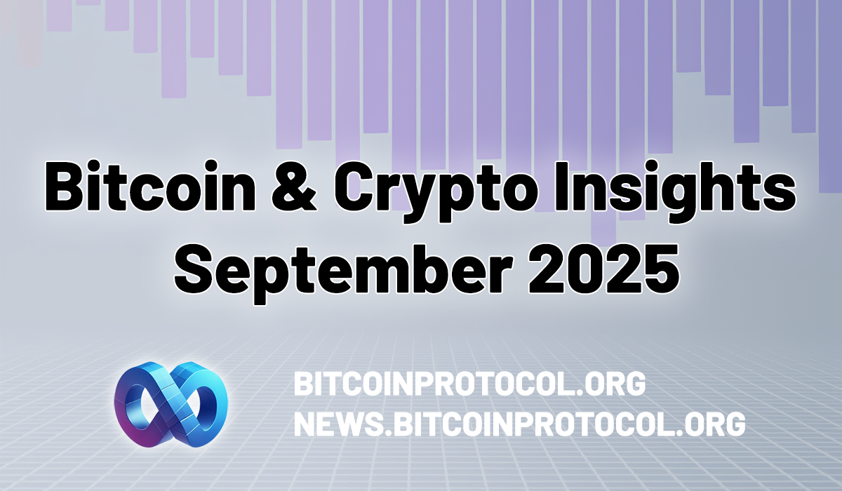 Bitcoin and Crypto Insights: September 2025