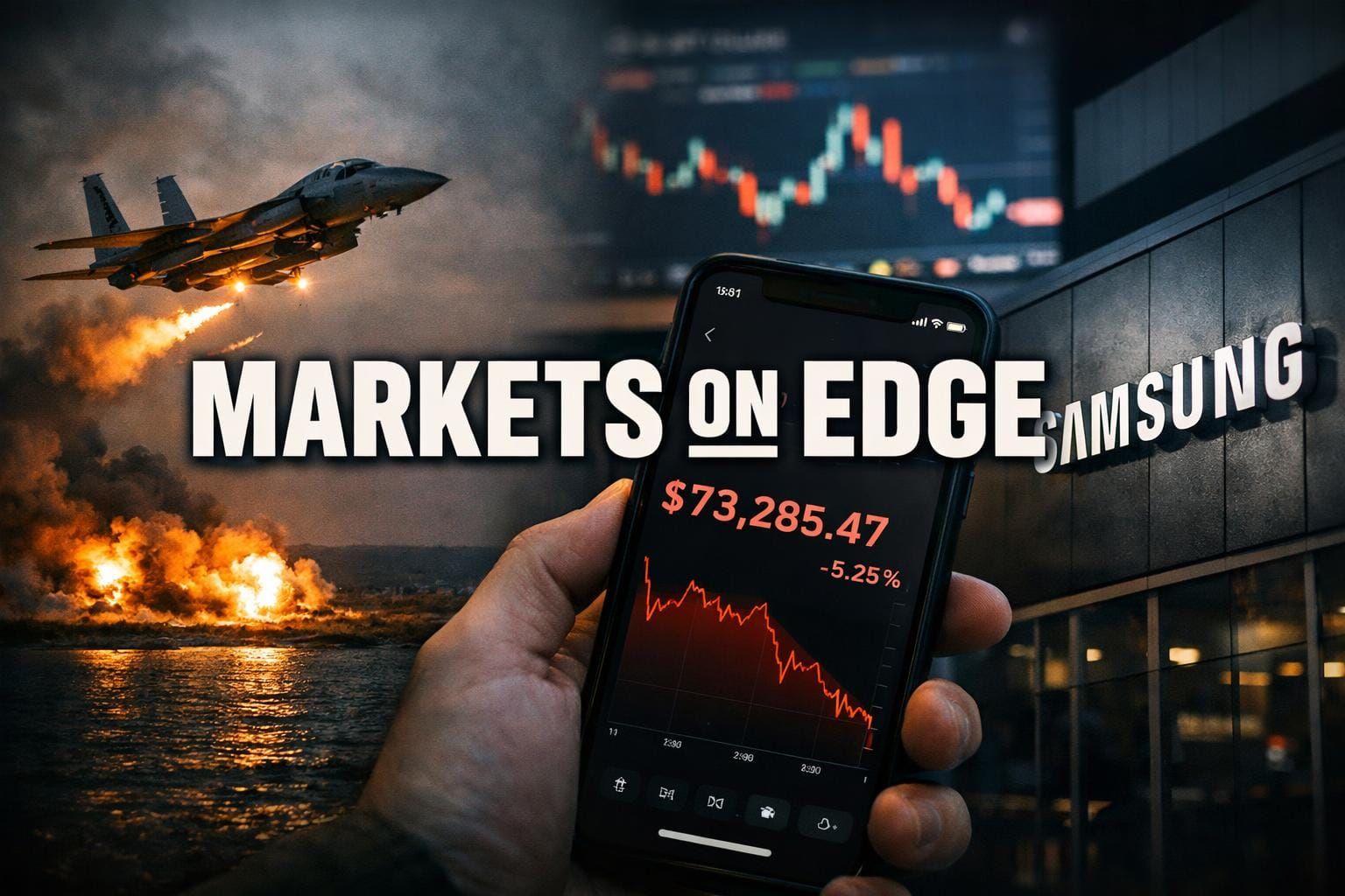 Airstrikes, Samsung's Crypto Bet, and CME Gaps Rattle Bitcoin Markets