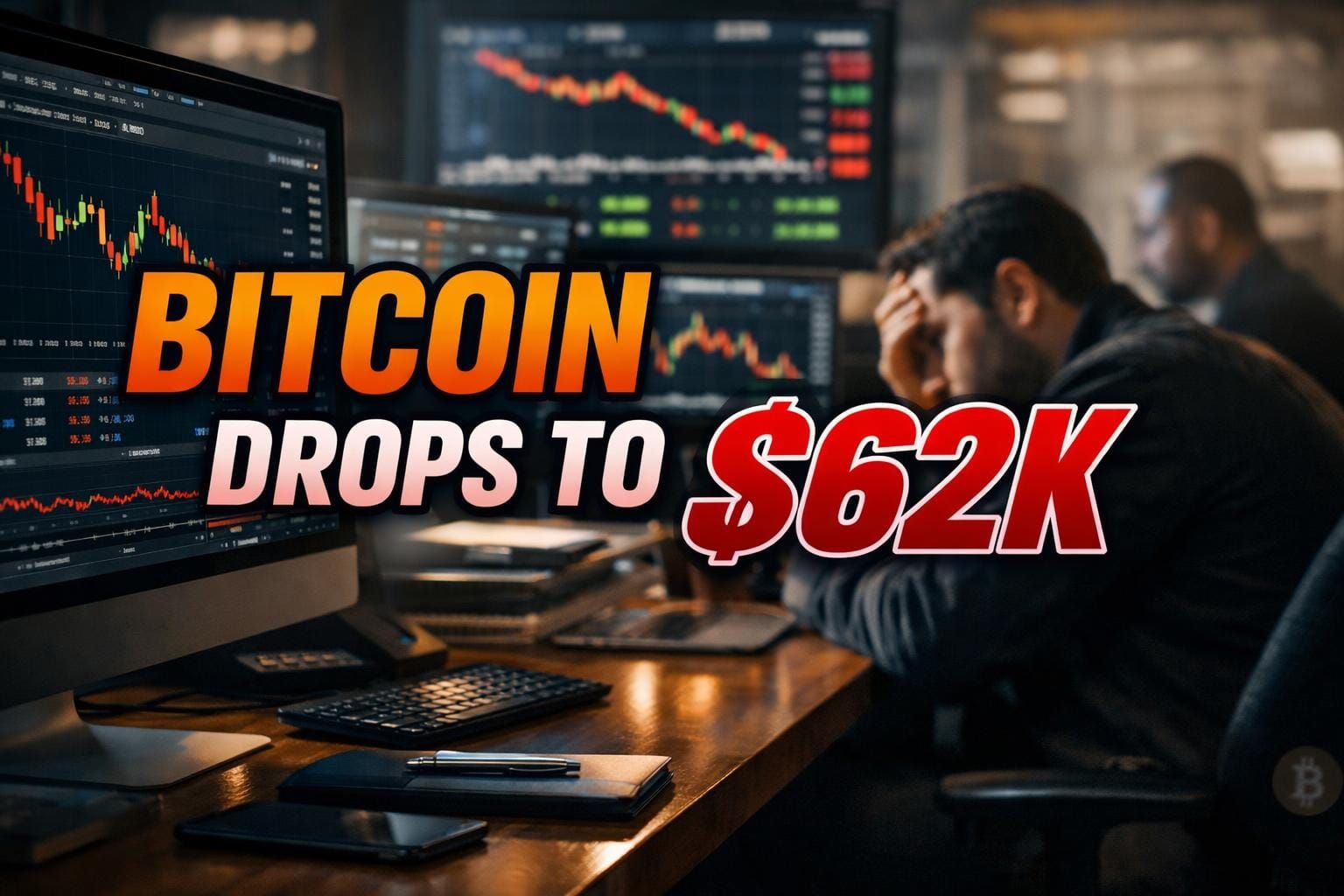 Bitcoin Slides to $62K as BlackRock Debuts Income ETF and Ethereum Foundation Cuts Staff