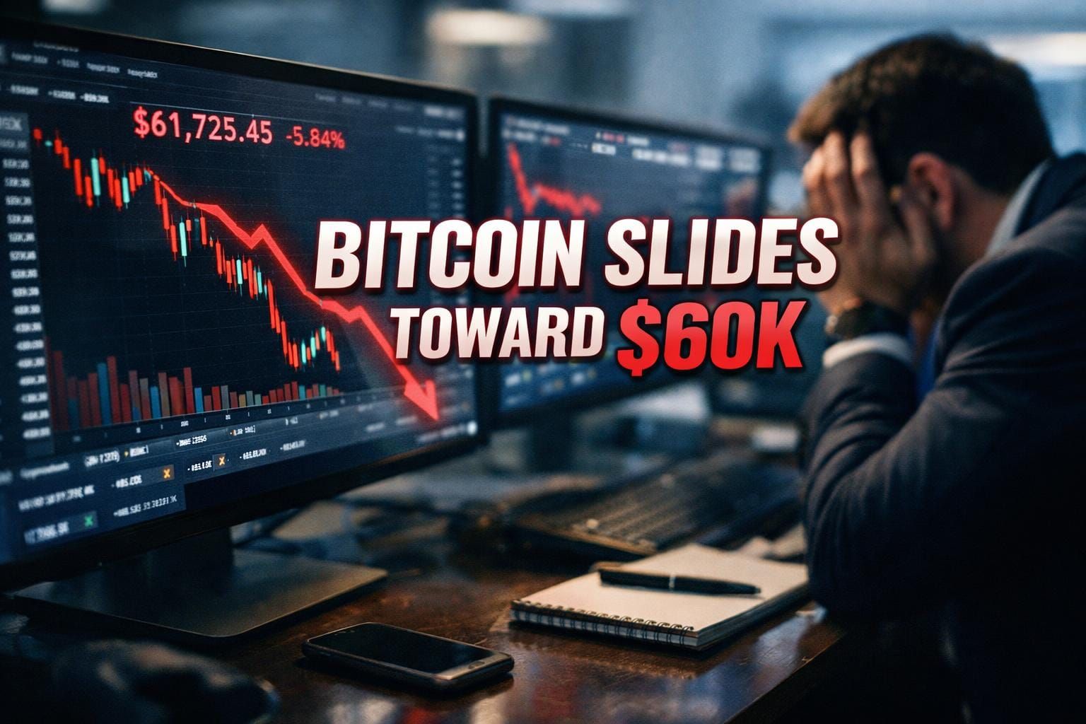 Bitcoin Slides Toward $60K as Strategy Sells and ETF Outflows Mount