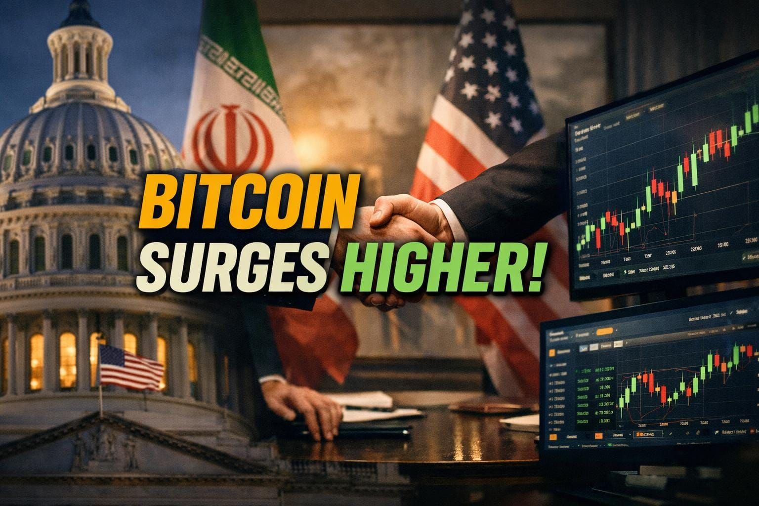 Bitcoin Surges to Two-Week High as Peace Deal, Institutions, and Congress Converge