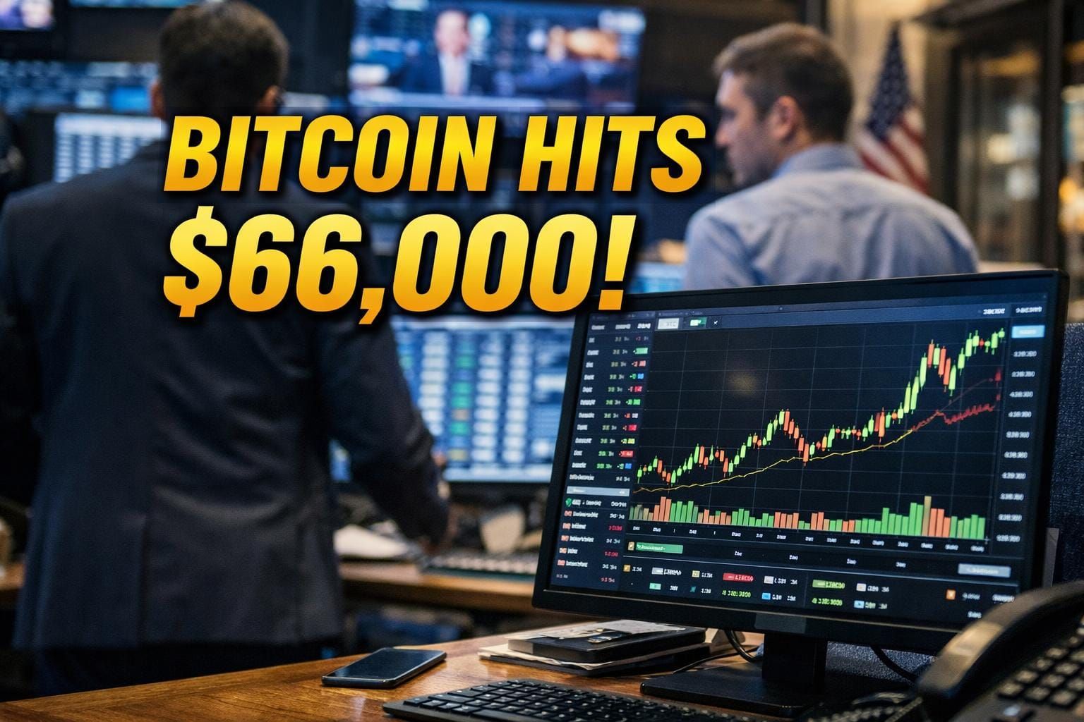 Bitcoin Climbs to $66,000 as CLARITY Act Ethics Deal Lifts Crypto Markets