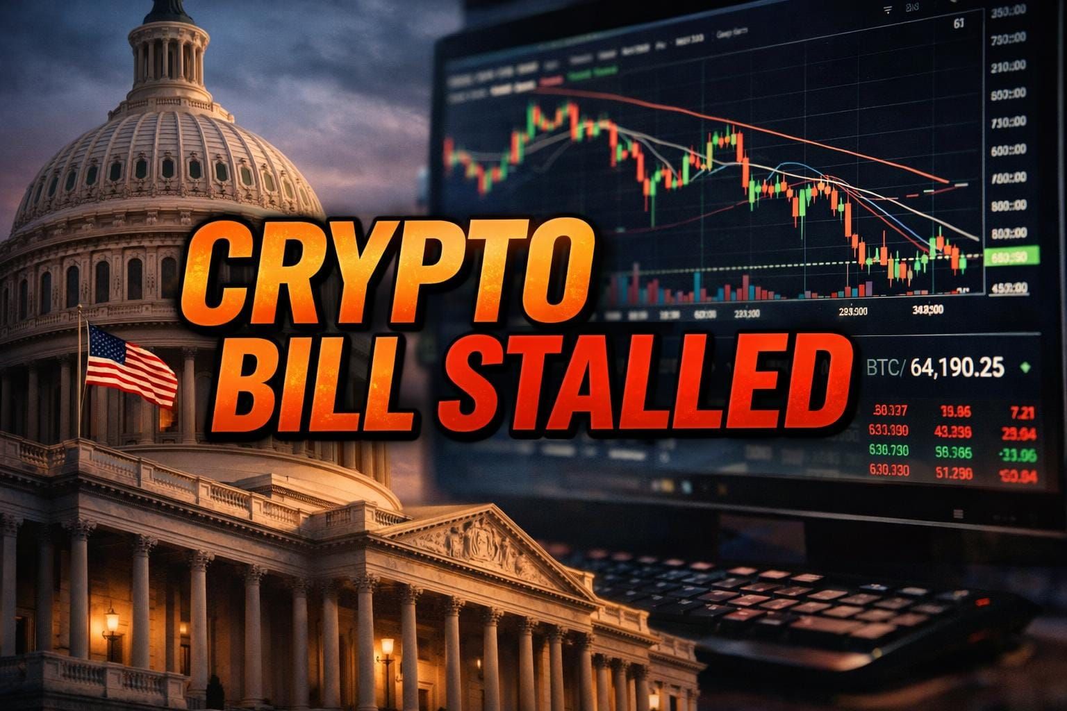 Senate Stalls Crypto Bill as Bitcoin ETFs Surge and BTC Tests Key Support