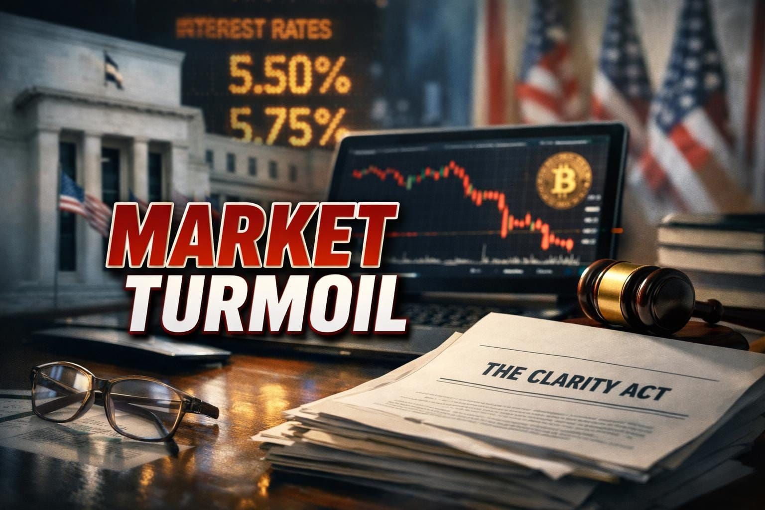 Fed Rate Fears, ETF Outflows, and the Clarity Act Cloud Bitcoin This Weekend
