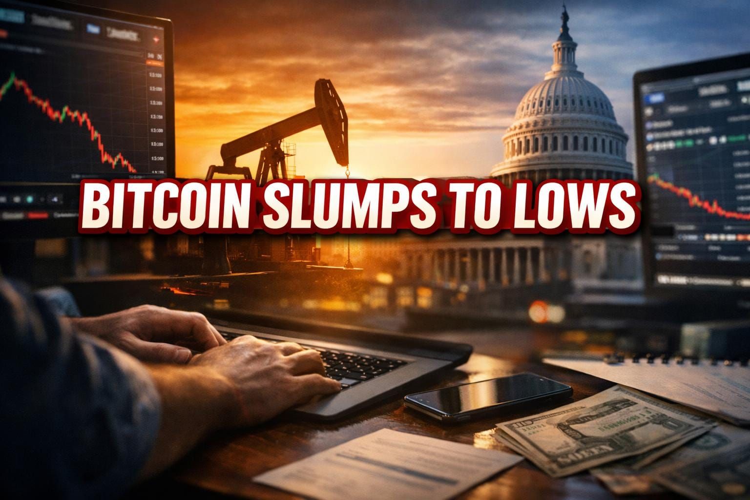 Bitcoin Slumps to Three Week Low as Oil Shock and U.S. Regulators Make Moves