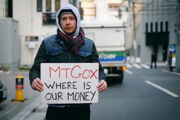 Mt. Gox "Where is Our Money" Protest Sign From Bitcoin’s First Financial Crisis Hits Auction Block
