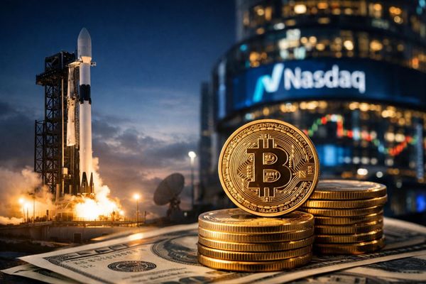 SpaceX IPO Reveals Bitcoin Hoard as Traders Eye May Options Expiry