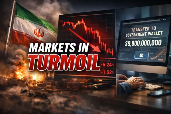 Bitcoin Slides as Iran Tensions, ETF Outflows, and a Government Crypto Transfer Rattle Markets