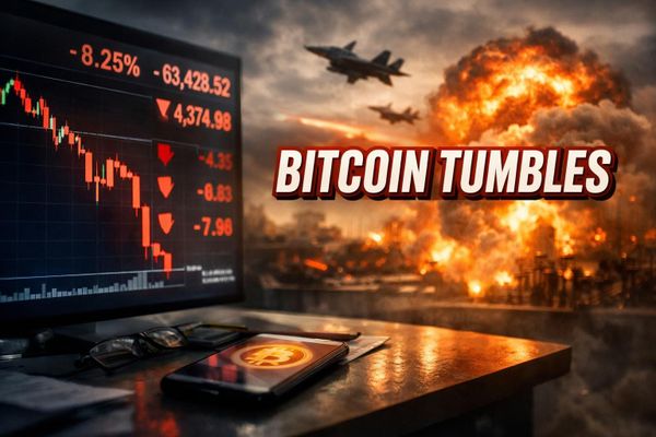 Bitcoin Tumbles on Iran Conflict as ETFs Snap Brutal Outflow Streak