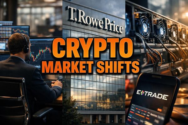 T. Rowe Price Crypto ETF, Miner Stress Surge, and E*Trade Rollout Reshape Market