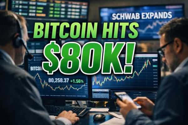 Bitcoin Reclaims $80K as ETF Inflows and Schwab Expansion Fuel Rally