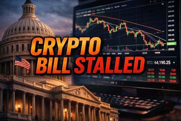 Senate Stalls Crypto Bill as Bitcoin ETFs Surge and BTC Tests Key Support