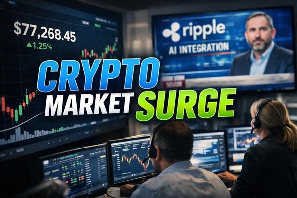 Bitcoin Holds Near $77K as CLARITY Act Vote and Ripple AI News Converge