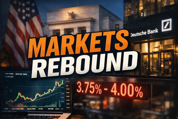Bitcoin Rebounds as Fed Hikes Rates, Clarity Act Hangs in Balance, and Deutsche Bank Moves Into Crypto Custody
