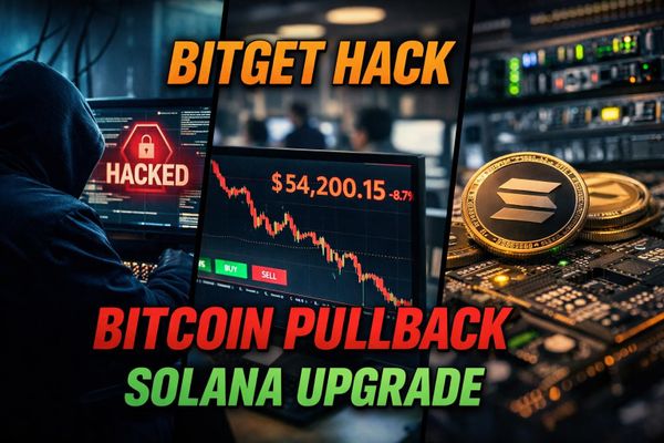 Bitget Hack, Bitcoin Pullback, and Solana Upgrade Reshape Crypto Week