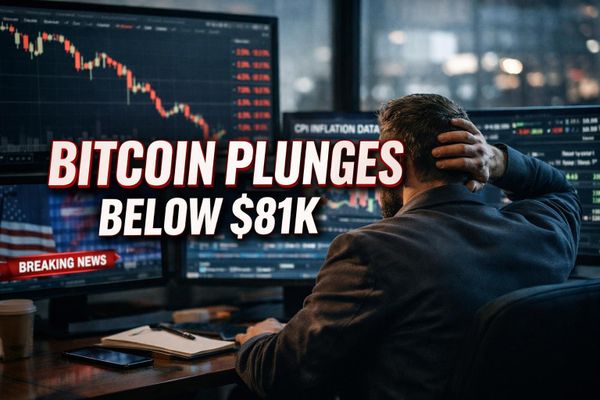 Bitcoin Slides Below $81K as Inflation Data Rocks Crypto Markets Worldwide