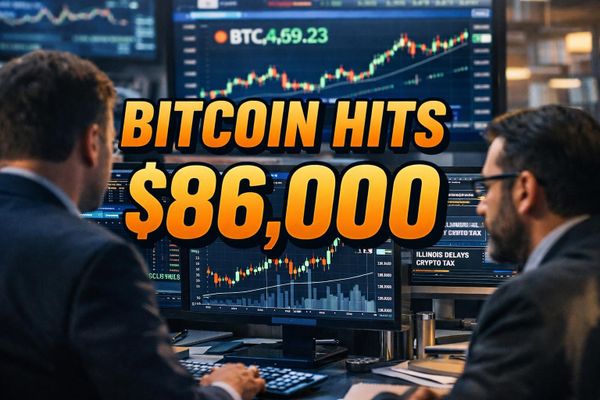 Bitcoin Tops $86K as Citi Lifts Target, SEC Eyes Custody Rules, Illinois Delays Crypto Tax