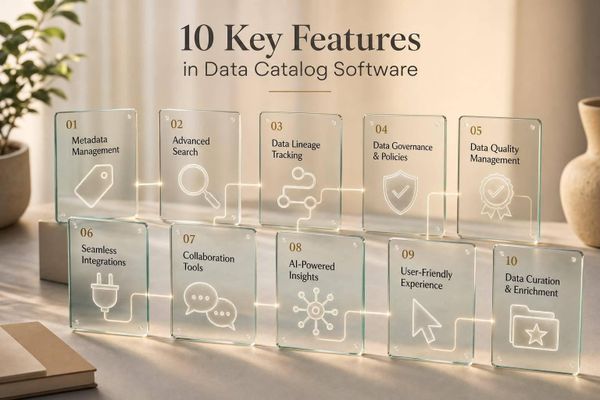 10 Key Features in Data Catalog Software