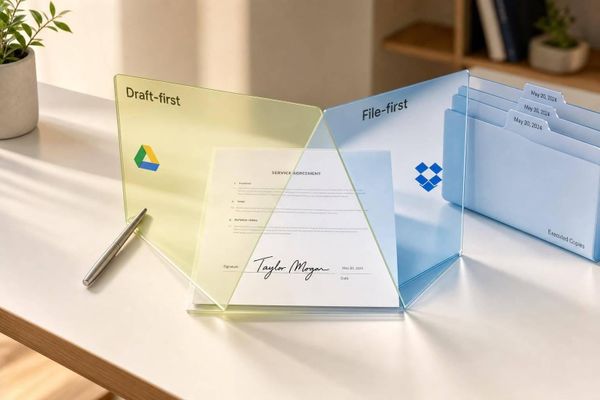 Google Drive vs. Dropbox for E-Signature Integration
