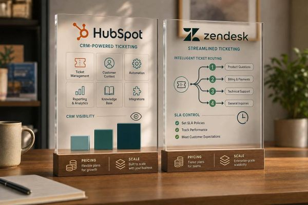 HubSpot vs Zendesk: CRM Ticketing Comparison