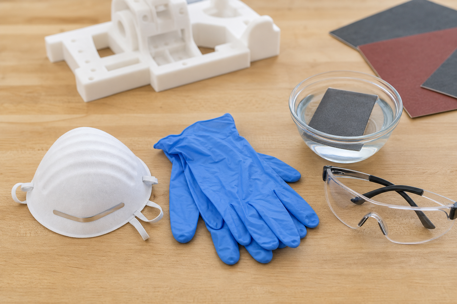 sanding safety gear