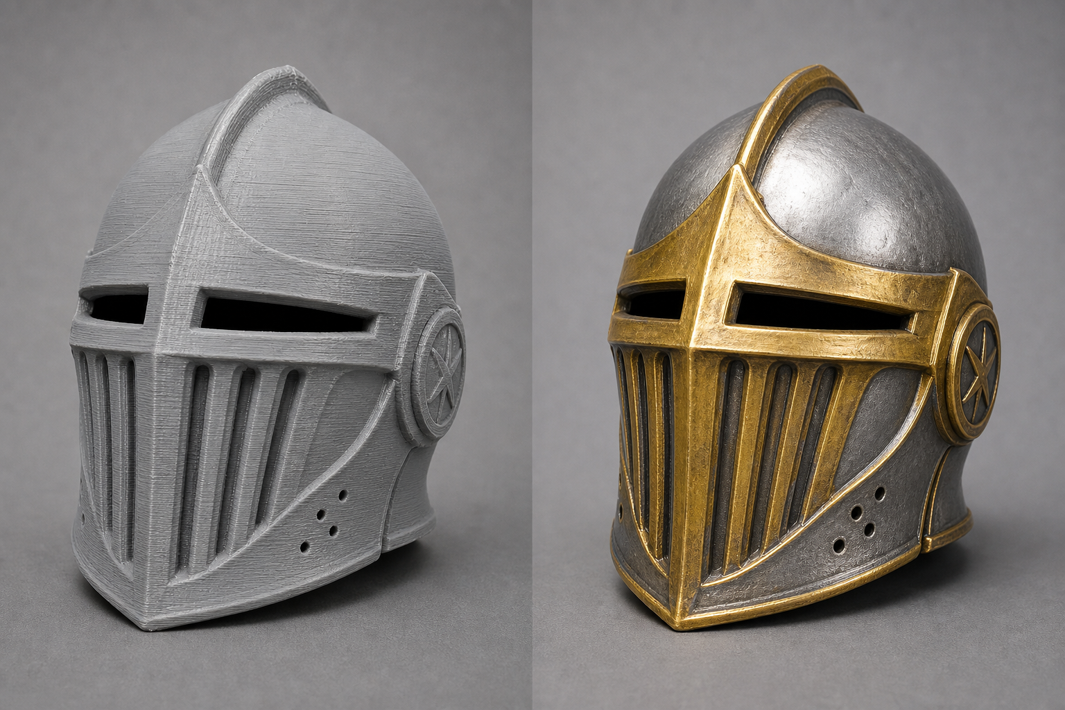 painting 3d prints before after