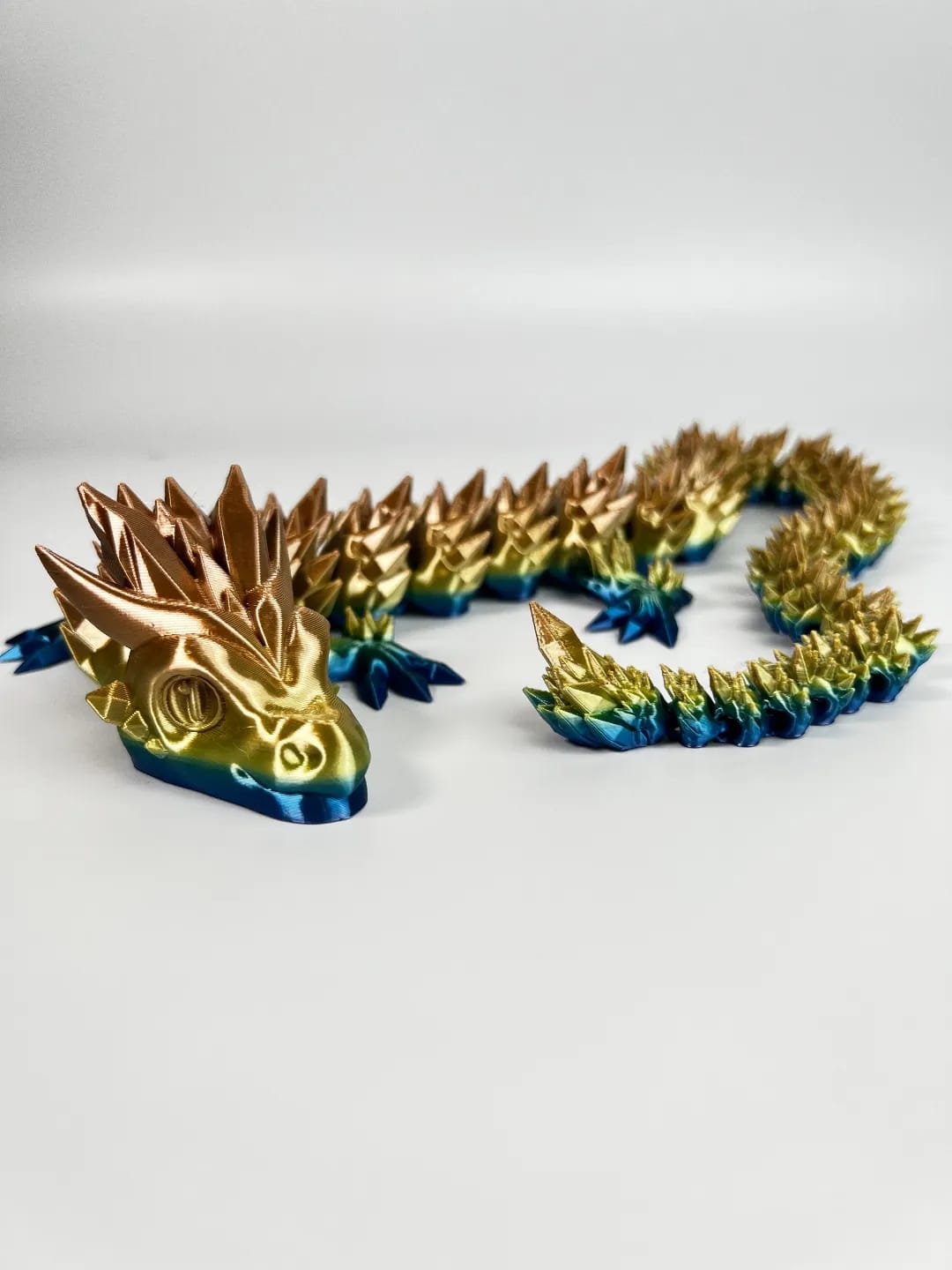 3D Printed Articulated Crystal Dragon
