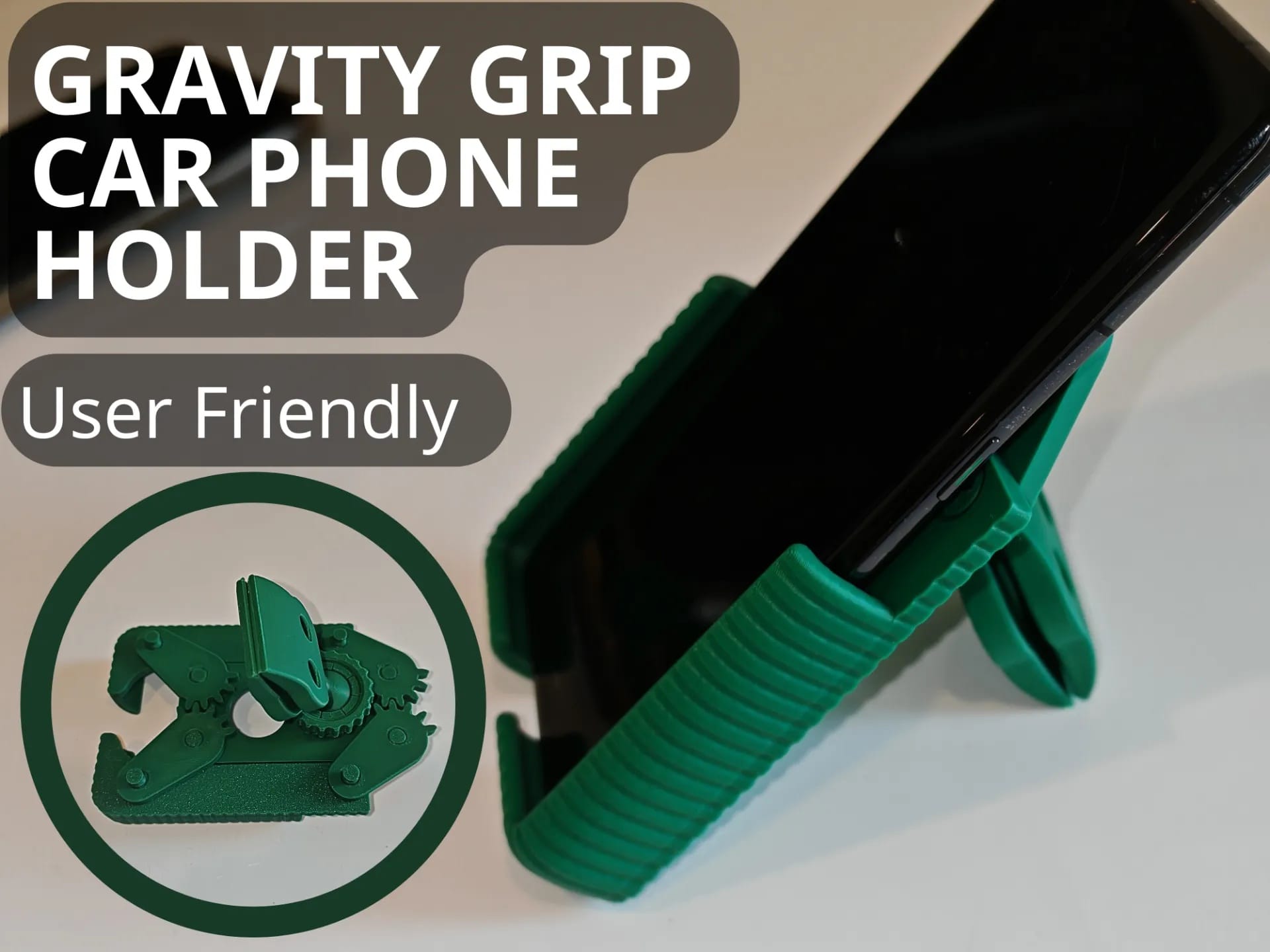 3D printed car phone mount