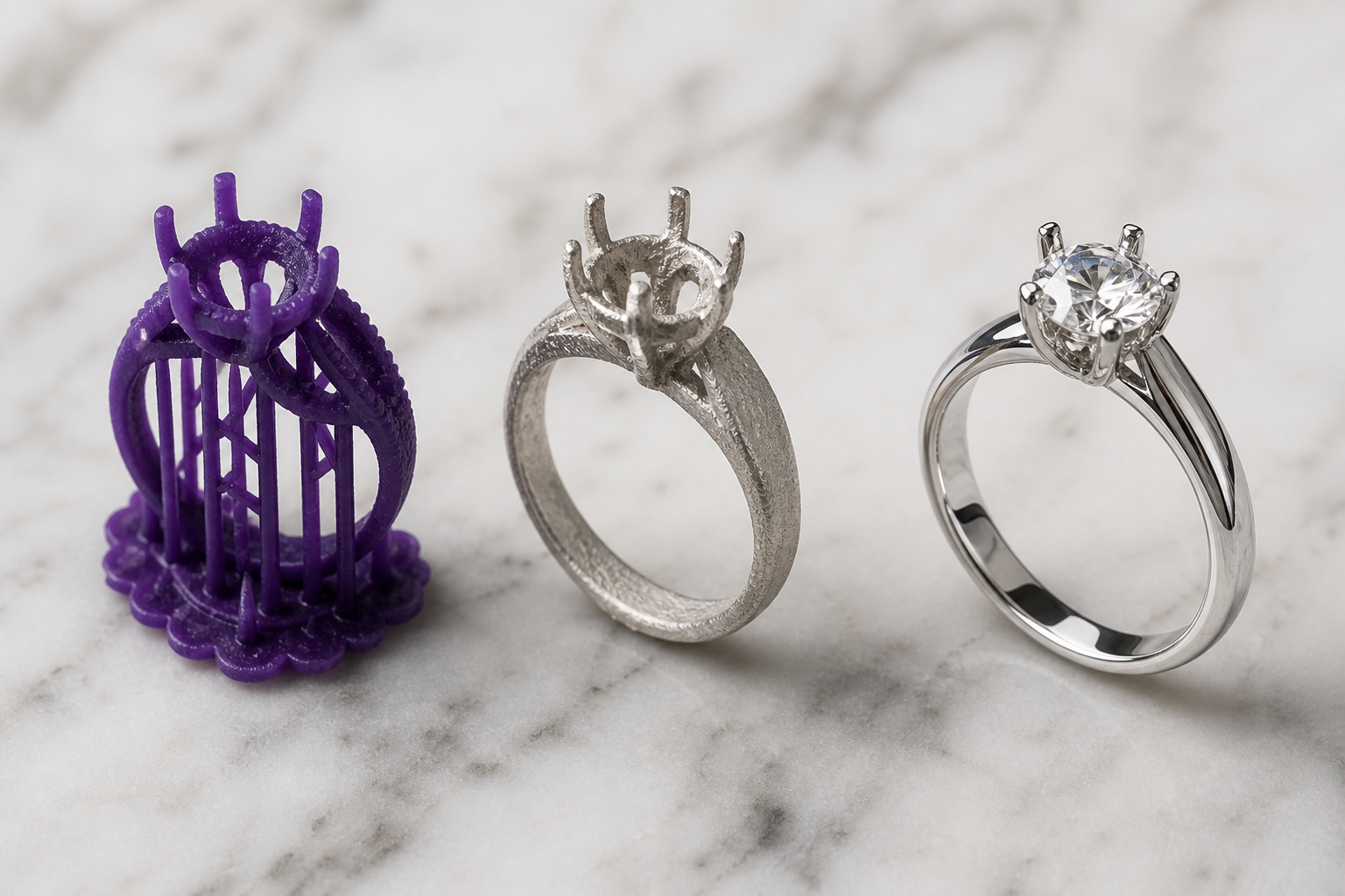 3d printed jewelry progression