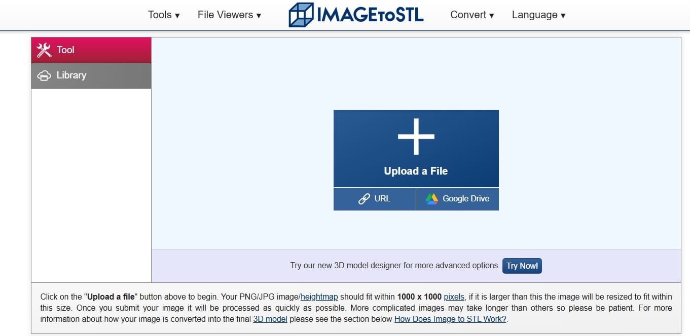 image to stl online tool