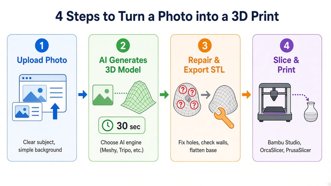 image to 3d print workflow