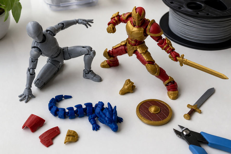 3D Printed Action Figures: The Complete Beginner's Guide