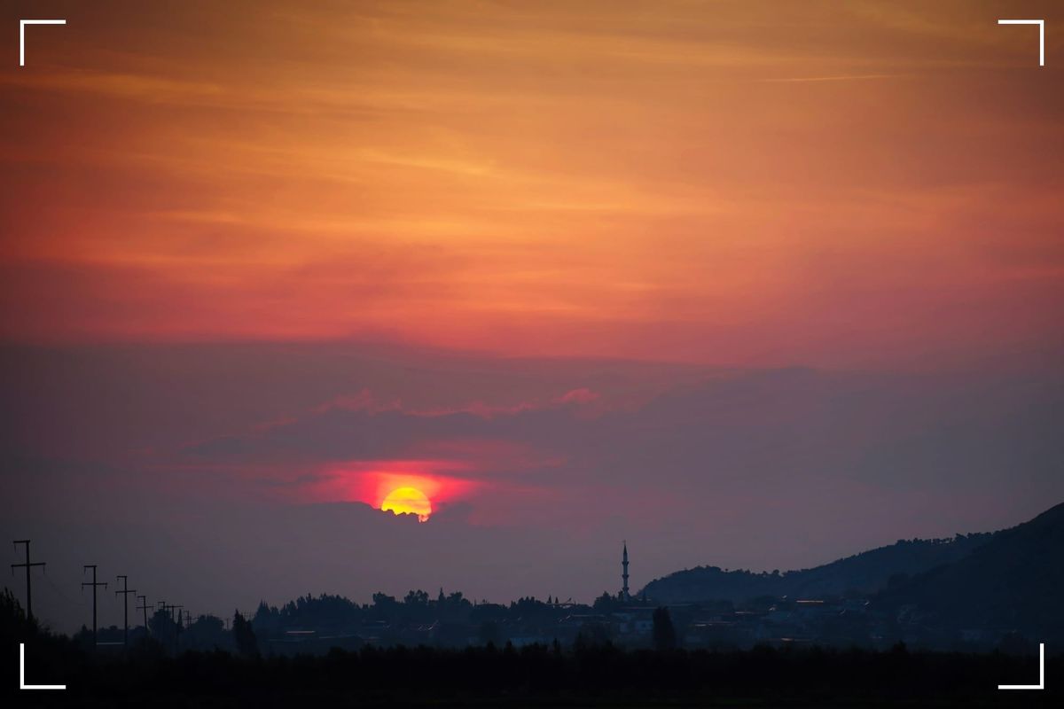 Sunset over the West-Anatolian coast in Turkey | Image credit: www.carian.art | Henkjan Schrijver