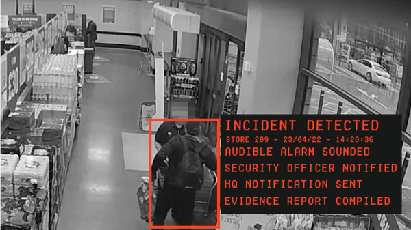 Security Message about Shoplifting Incident