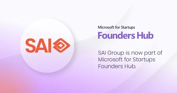 SAI Group are now part of Microsoft Founders Hub