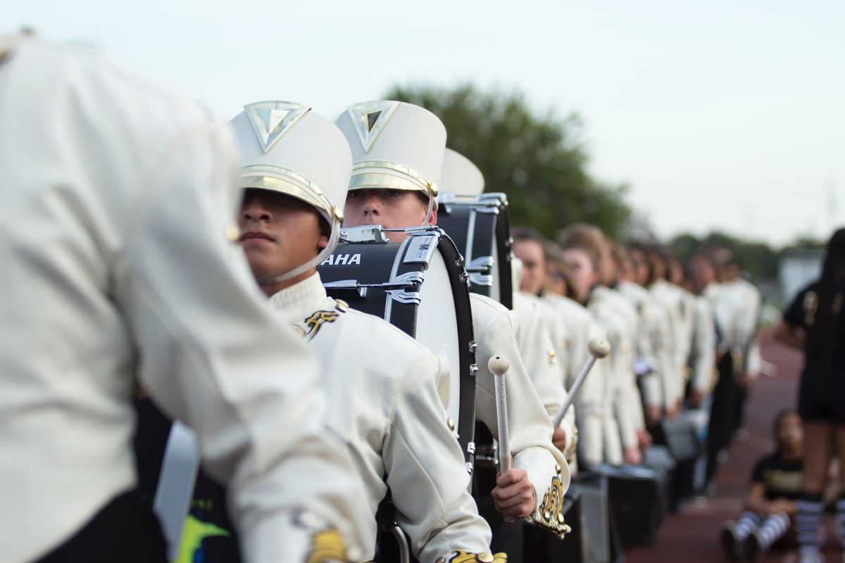 A marching band